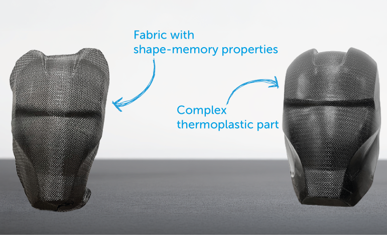 A breakthrough in thermoplastic composites: faster consolidation for complex parts