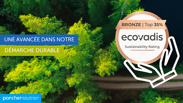 Médaille de bronze EcoVadis : une reconnaissance pour nos engagements RSE
