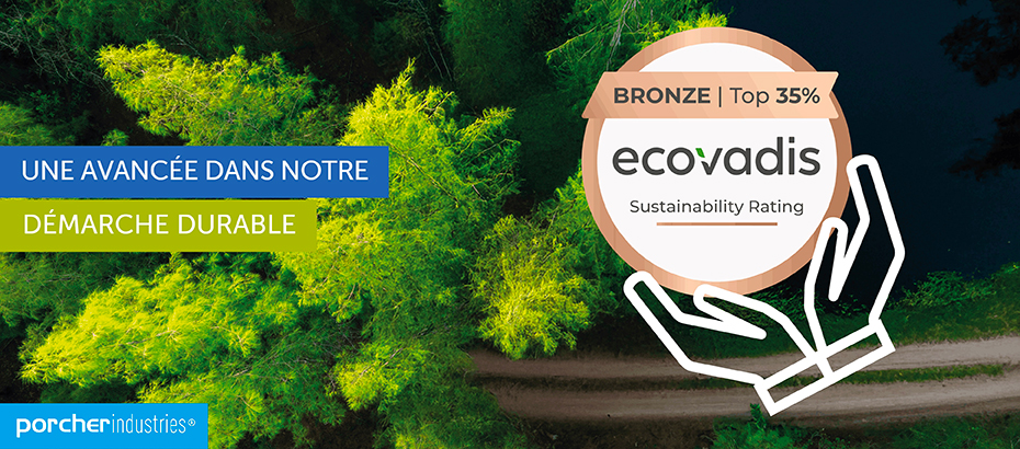Médaille de bronze EcoVadis : une reconnaissance pour nos engagements RSE
