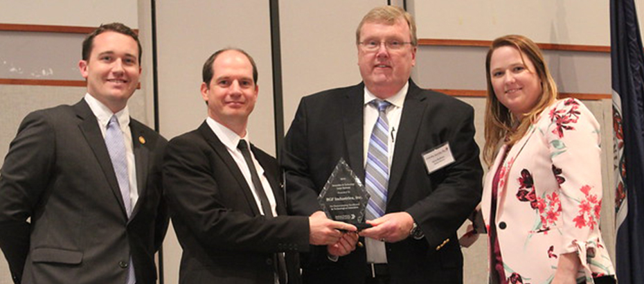 BGF Industries, filiale américaine de Porcher Industries, reçoit le prix de l’innovation technologique du «  Southern Piedmont Technology Council  »