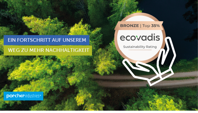EcoVadis-Bronzemedaille: eine Anerkennung für unser Engagement im Bereich CSR